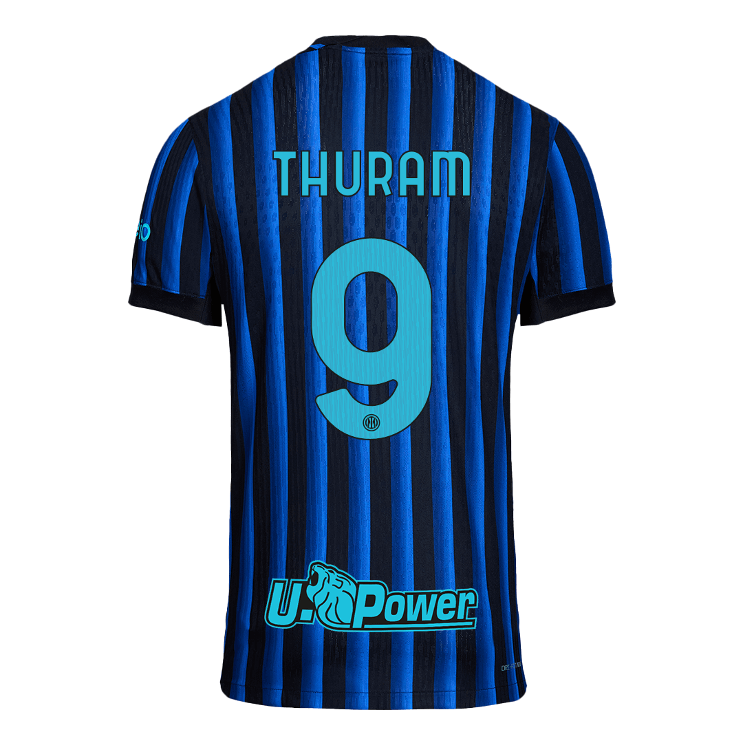 THURAM #9 Inter Milan Home Authentic Soccer Jersey 2025/26 - Image 5