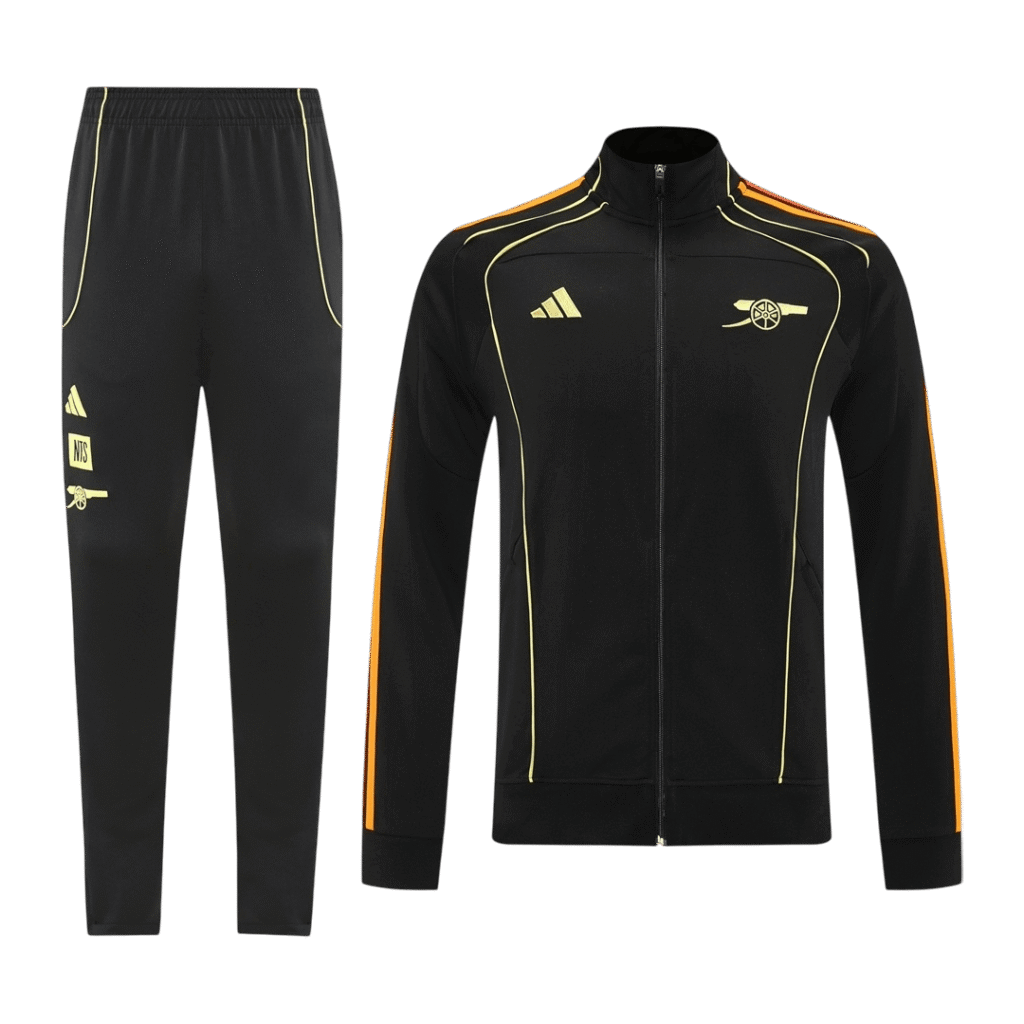 Arsenal Jacket Tracksuit 2025/26 Black
