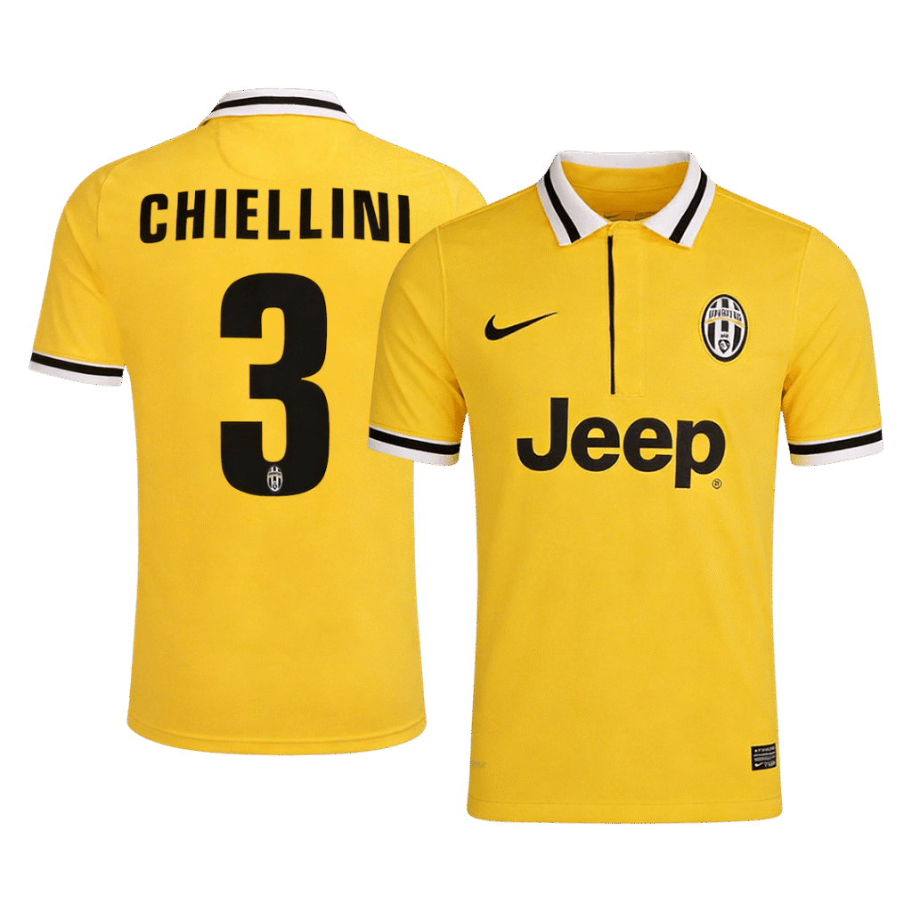 Retro Soccer Jersey CHIELLINI #3 Juventus Away 2013/14