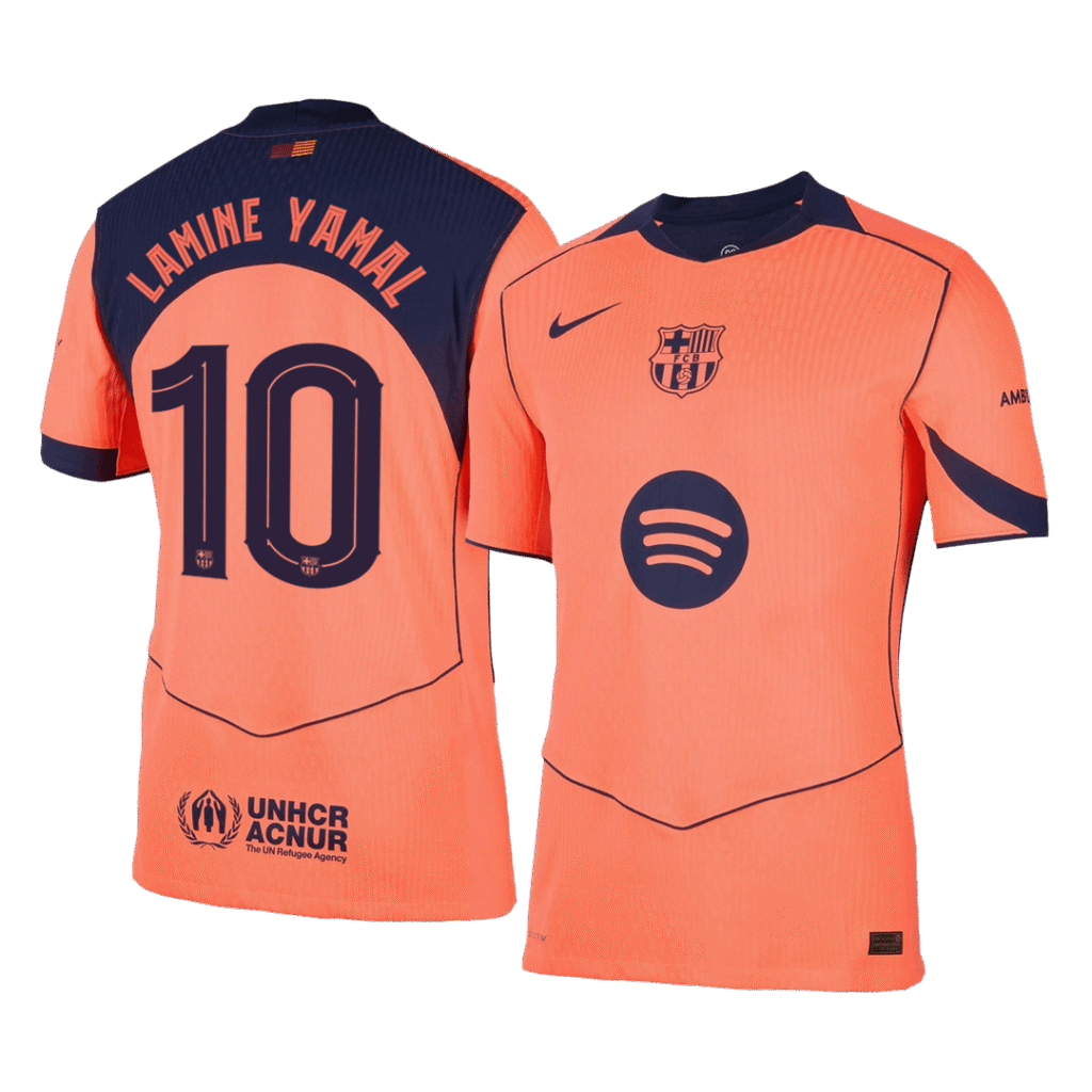 LAMINE YAMAL #10 Barcelona Third Away Authentic Soccer Jersey 2025/26 - UCL