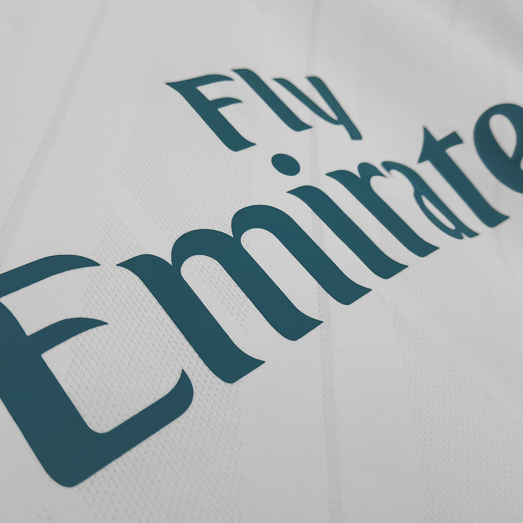 Retro Jersey BENZEMA #9 Real Madrid Retro Jersey Home Soccer Shirt 2017/18 - Image 6