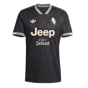Juventus Third Away Authentic Soccer Jersey 2025/26 With Jeep advertising