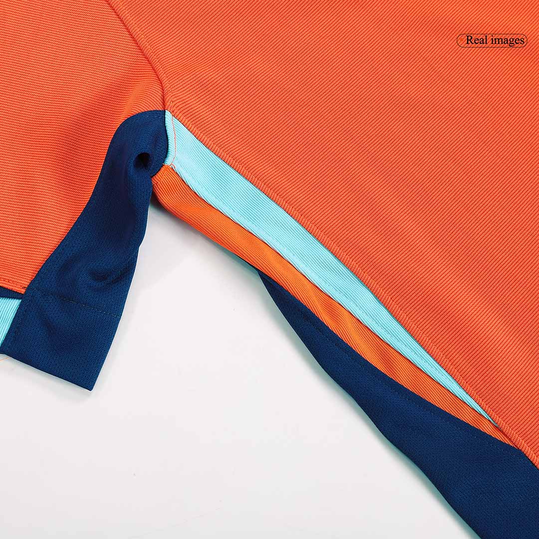 MALEN #18 Netherlands Home Soccer Jersey Euro 2024 - Image 2