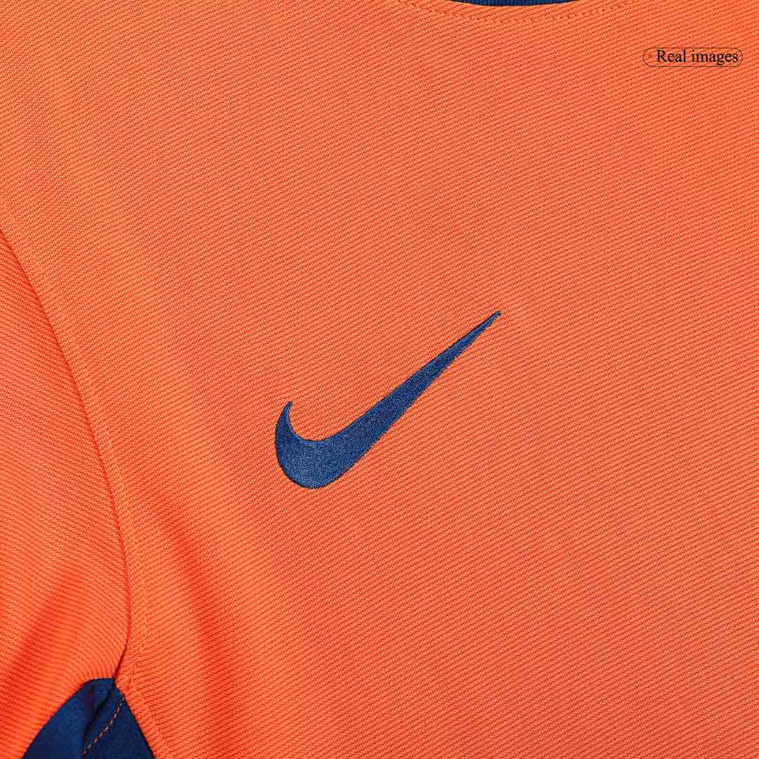 MALEN #18 Netherlands Home Soccer Jersey Euro 2024 - Image 5