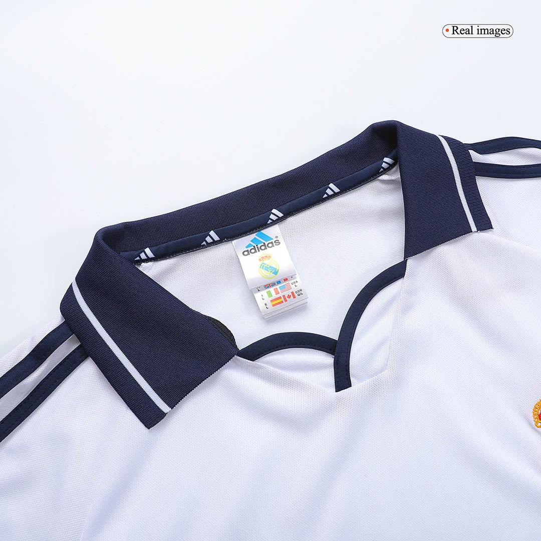 Retro Soccer Jersey Real Madrid Home 2000/01 - Image 10