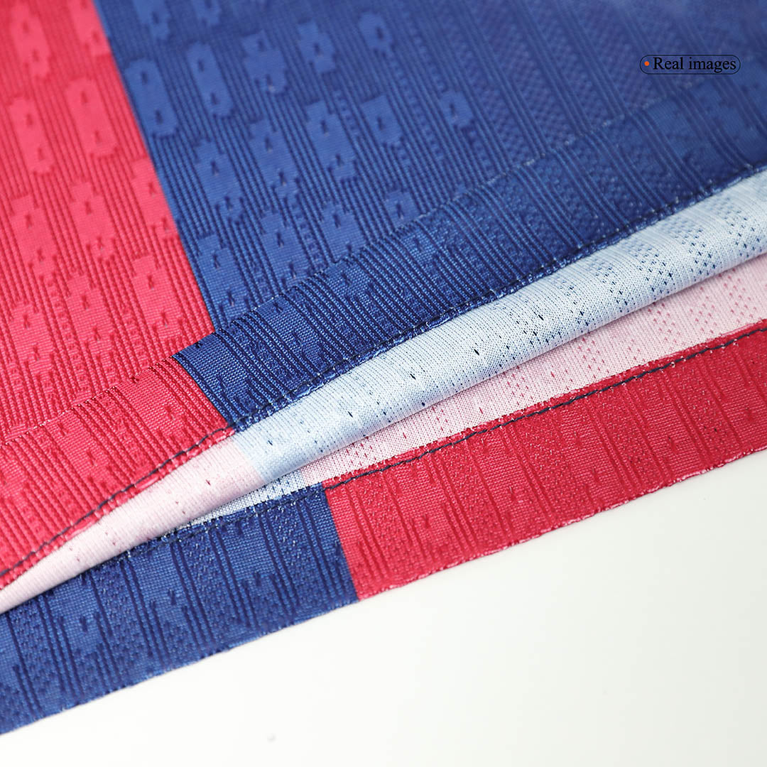 RAPHINHA #11 Authentic Barcelona Home Soccer Jersey 2024/25 Red&Blue - UCL (Spotify Logo Without Text) - Image 12