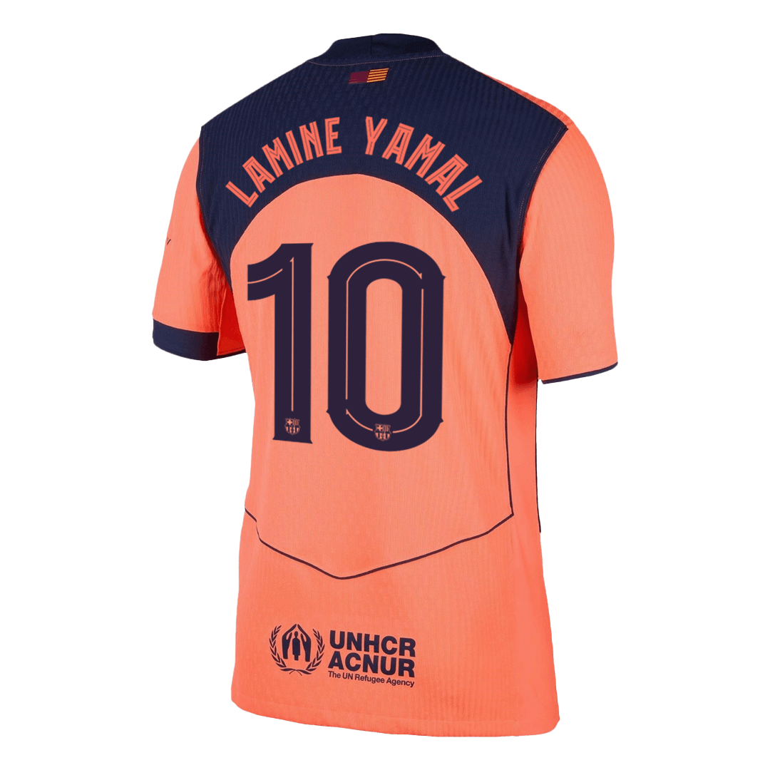 LAMINE YAMAL #10 Barcelona Third Away Authentic Soccer Jersey 2025/26 - UCL - Image 2
