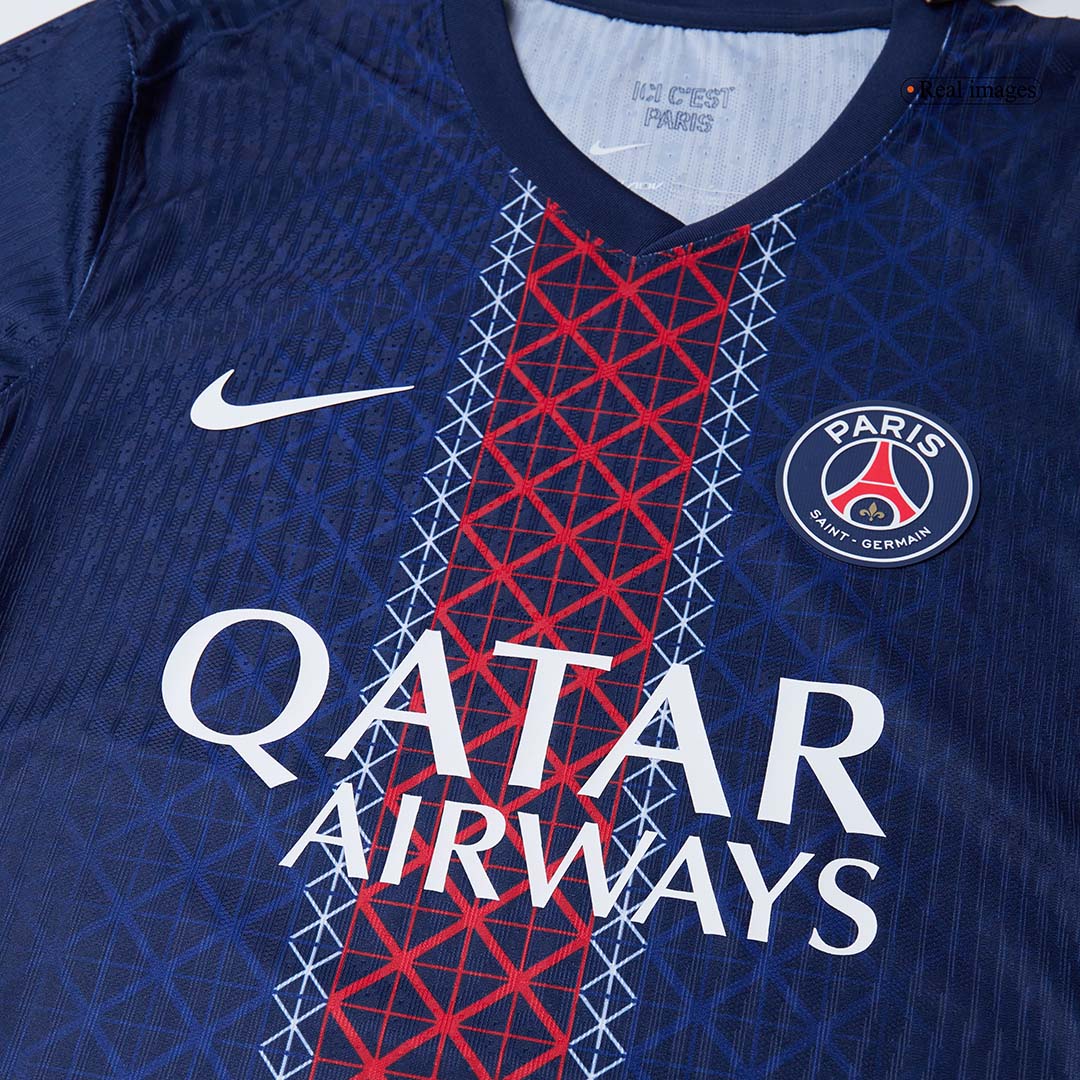 JOÃO NEVES #87 PSG Home Authentic Soccer Jersey 2025/26 - Image 5