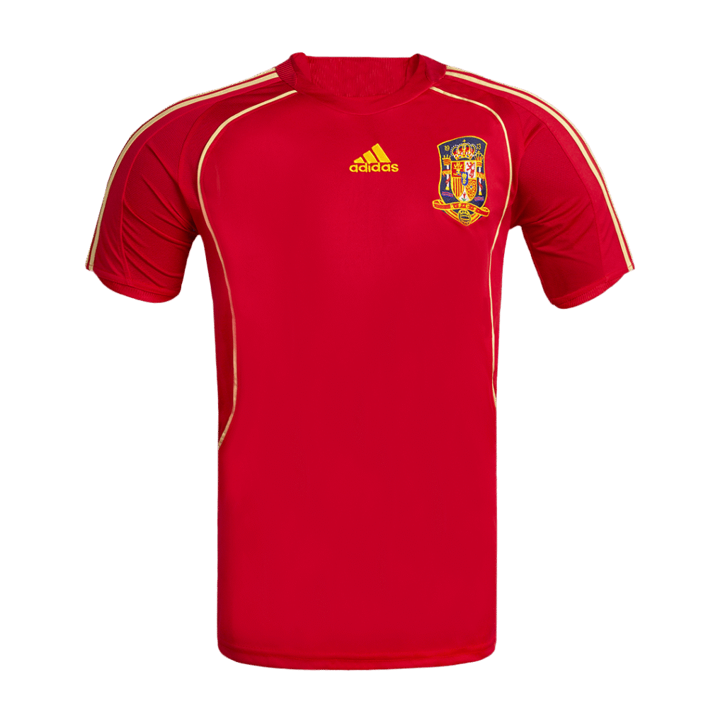 Retro 2008 Spain Home Soccer Jersey