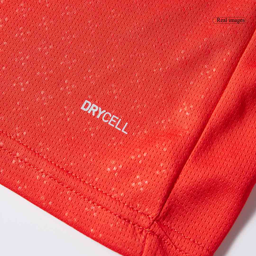 Portugal Home Long Sleeve Soccer Jersey 2025 Red - Image 2