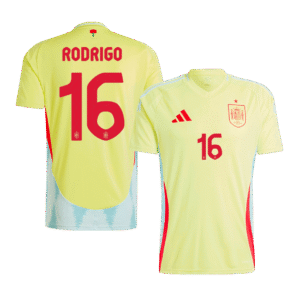 RODRIGO #16 Spain Away Soccer Jersey Euro 2024