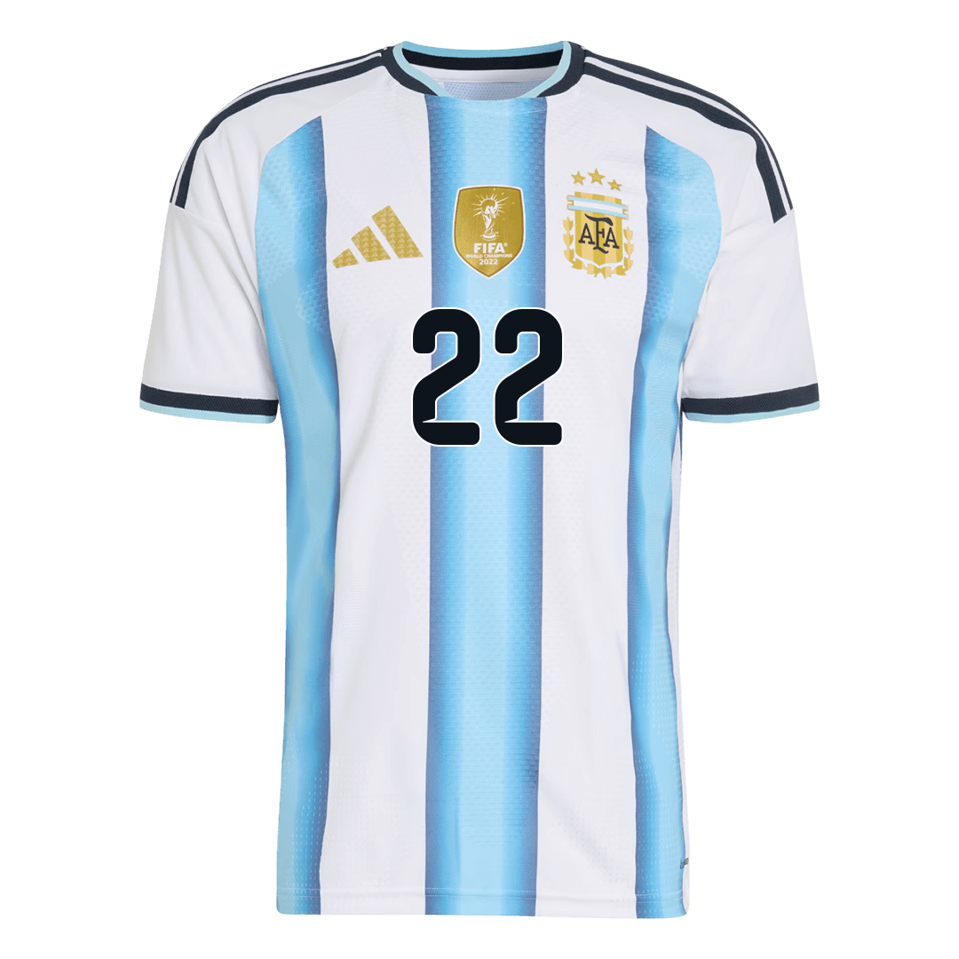 L.MARTÍNEZ #22 Argentina Home Player Version Jersey World Cup 2026 - Image 3