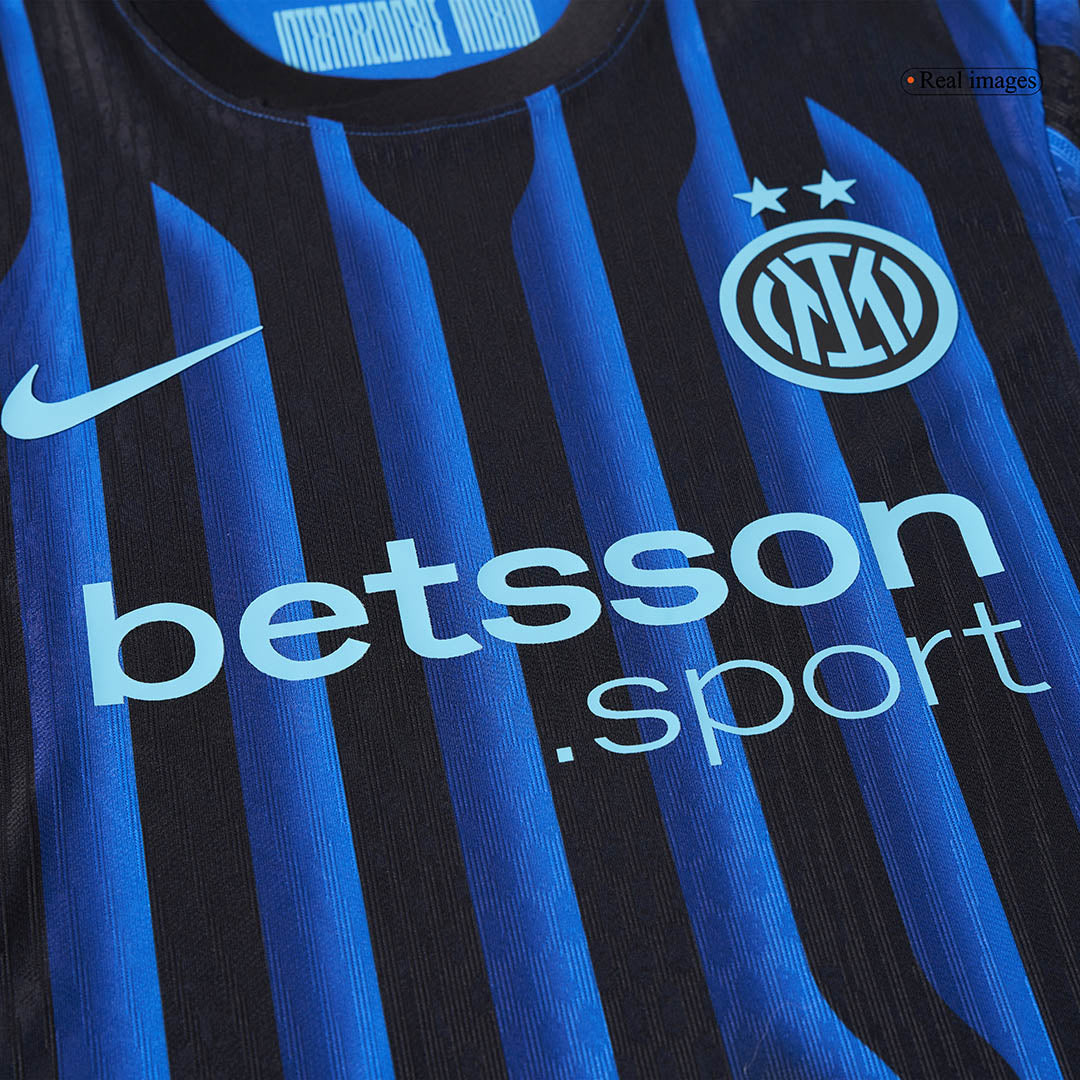 THURAM #9 Inter Milan Home Authentic Soccer Jersey 2025/26 - Image 12
