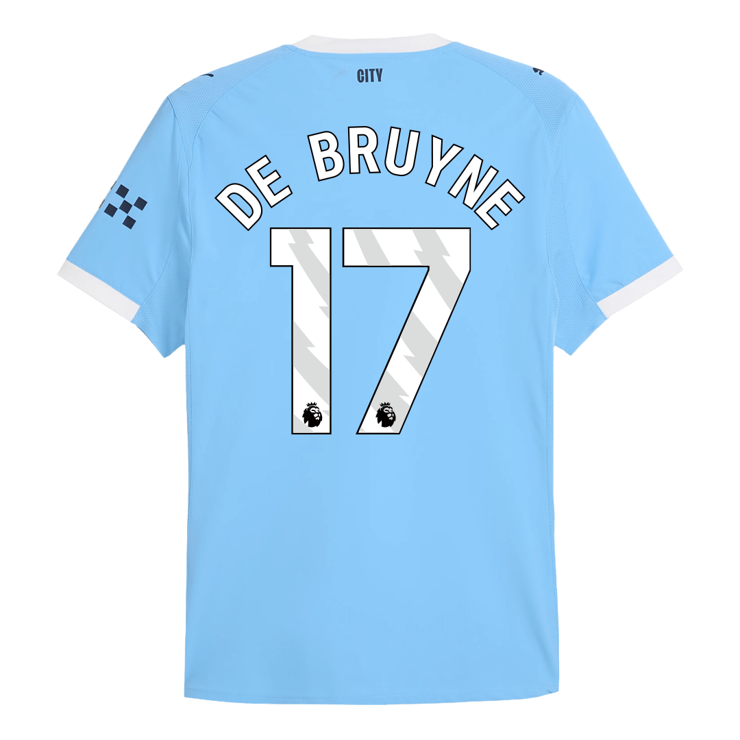 DE BRUYNE #17 Manchester City Home Player Version Jersey 2025/26 - Image 13