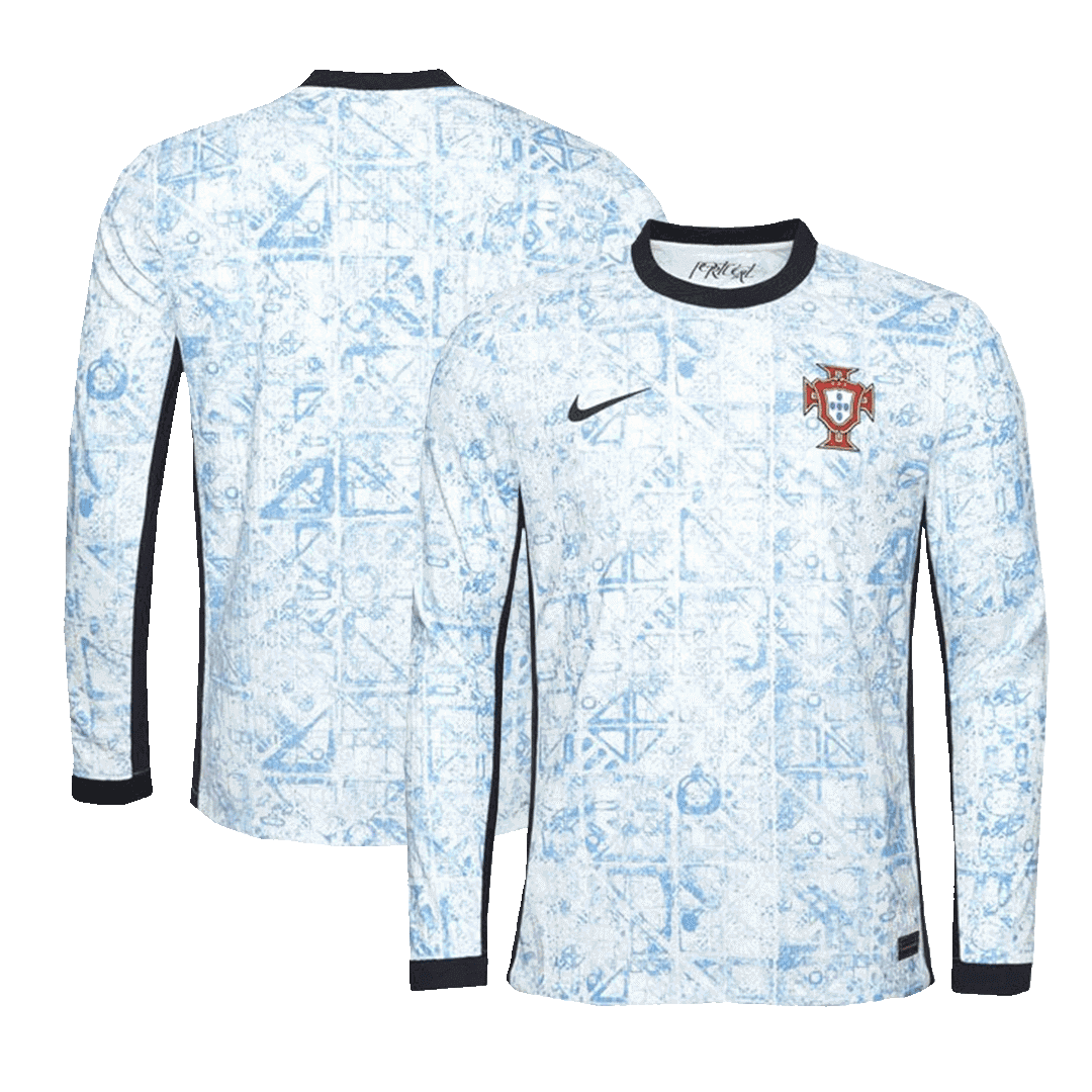 Authentic Portugal Away Long Sleeve Soccer Jersey Euro 2024 - Image 13