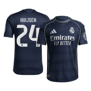 HUIJSEN #24 Real Madrid Away Authentic Soccer Jersey 2025/26