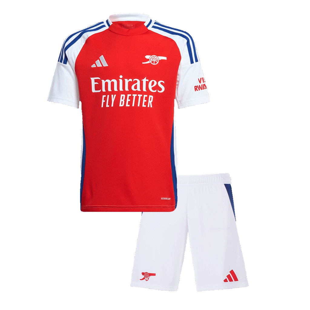 Gift-Kid's Arsenal Home Soccer Jersey Kit(Jersey+Shorts) 2024/25