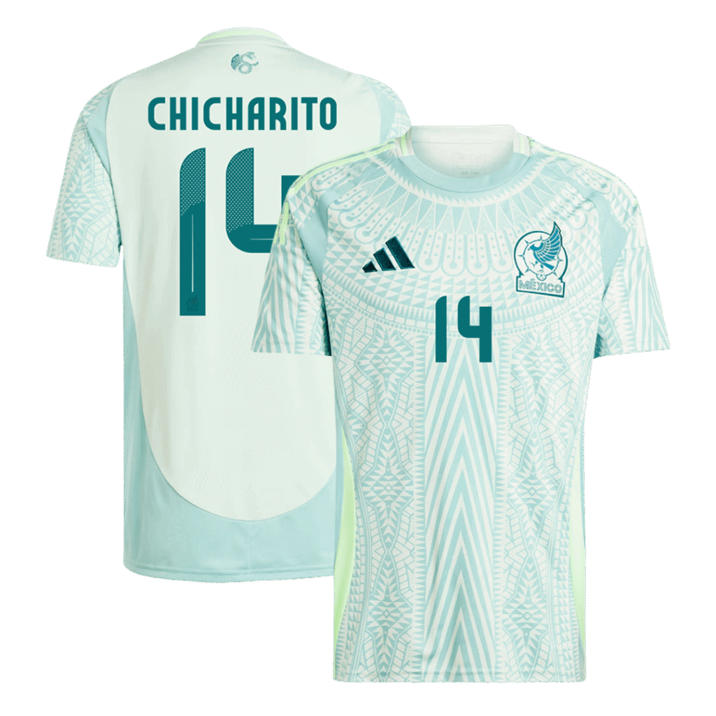 CHICHARITO #14 Mexico Soccer Jersey Away Custom Shirt 2024