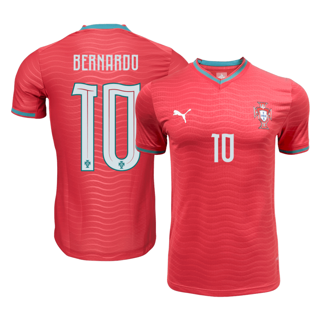 BERNARDO #10 Portugal Home Player Version Jersey World Cup 2026