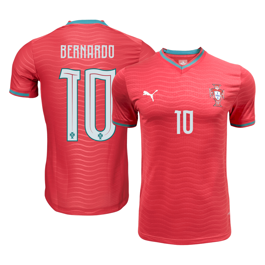 BERNARDO #10 Portugal Home Player Version Jersey World Cup 2026
