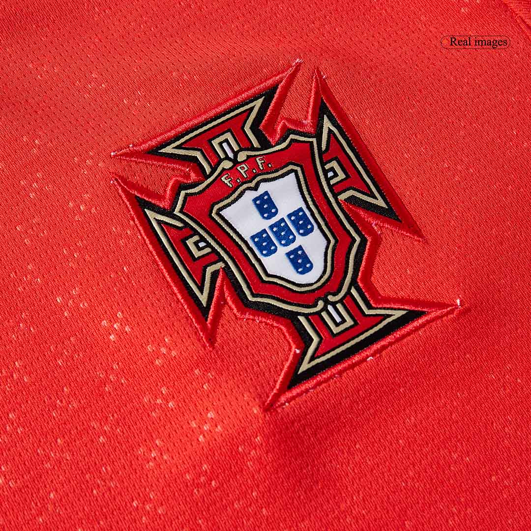 Portugal Home Long Sleeve Soccer Jersey 2025 Red - Image 7