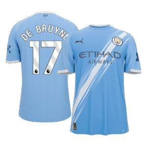 DE BRUYNE #17 Manchester City Home Soccer Jersey 2025/26