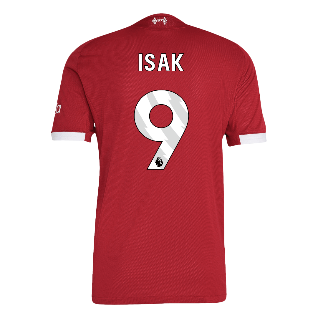 ISAK #9 Liverpool Home Authentic Soccer Jersey 2025/26 - Image 2