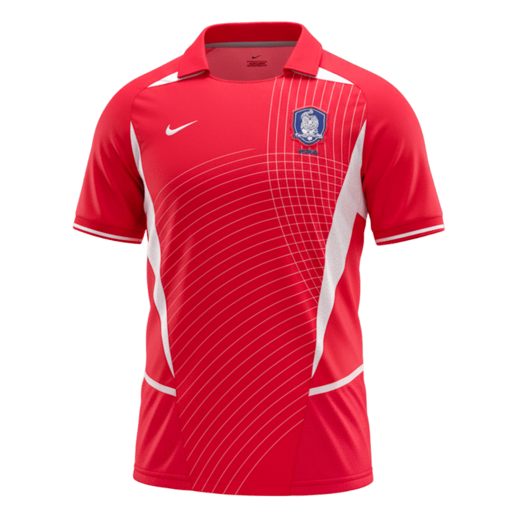 Retro Soccer Jersey South Korea Home 2002