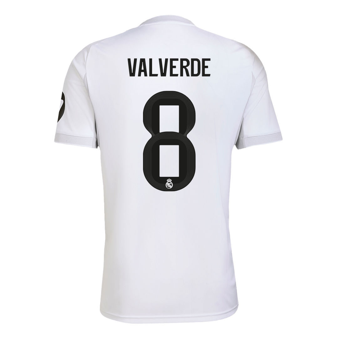 VALVERDE #8 Real Madrid Home Soccer Jersey 2025/26 - Image 11