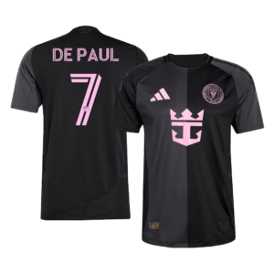 DE PAUL #7 Inter Miami CF Away Authentic Soccer Jersey 2025
