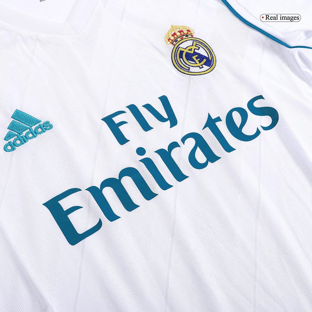 Retro Jersey RONALDO #7 Real Madrid Retro Jersey Home Soccer Shirt 2017/18 - Image 4