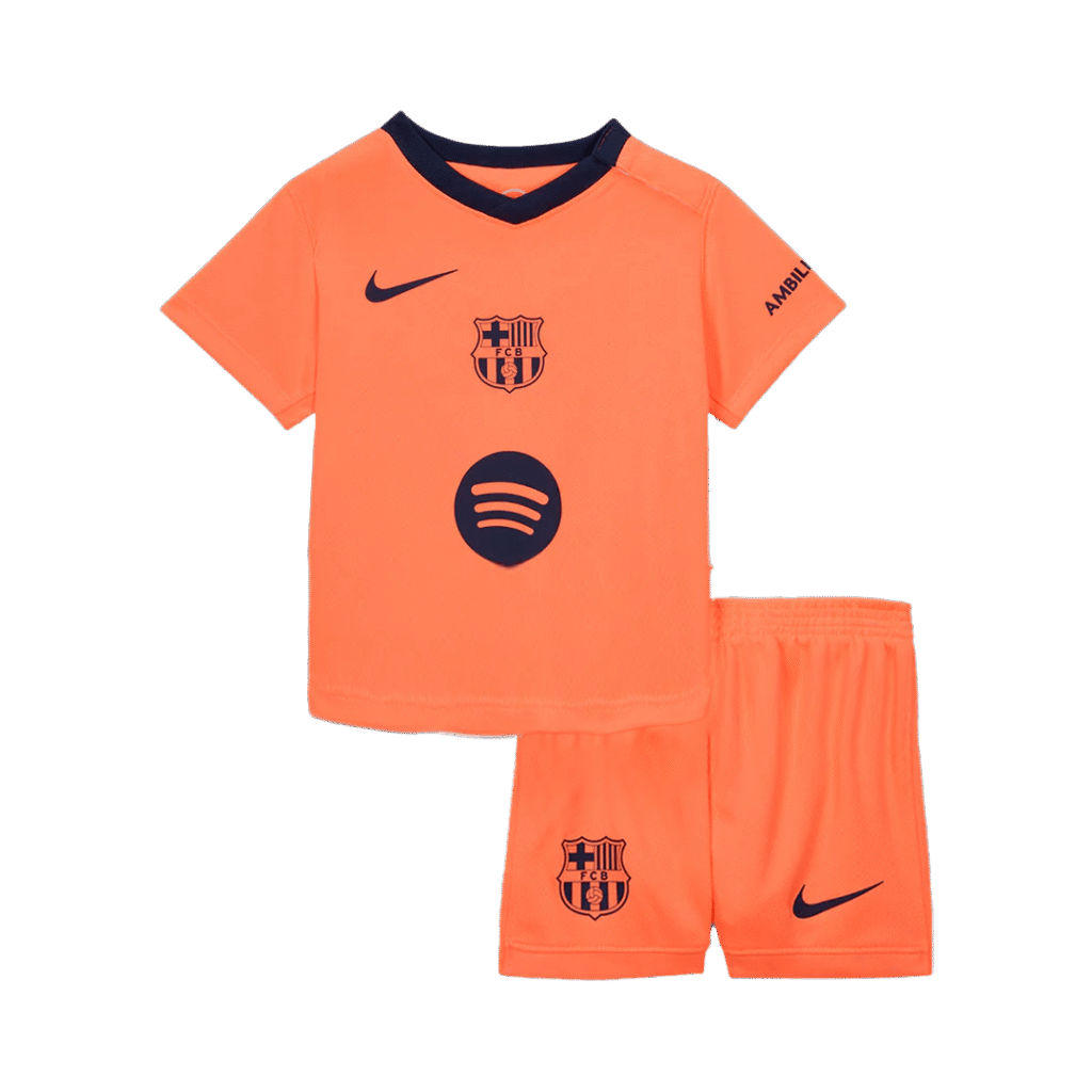 Barcelona Third Away Kids Soccer Jerseys Kit 2025/26