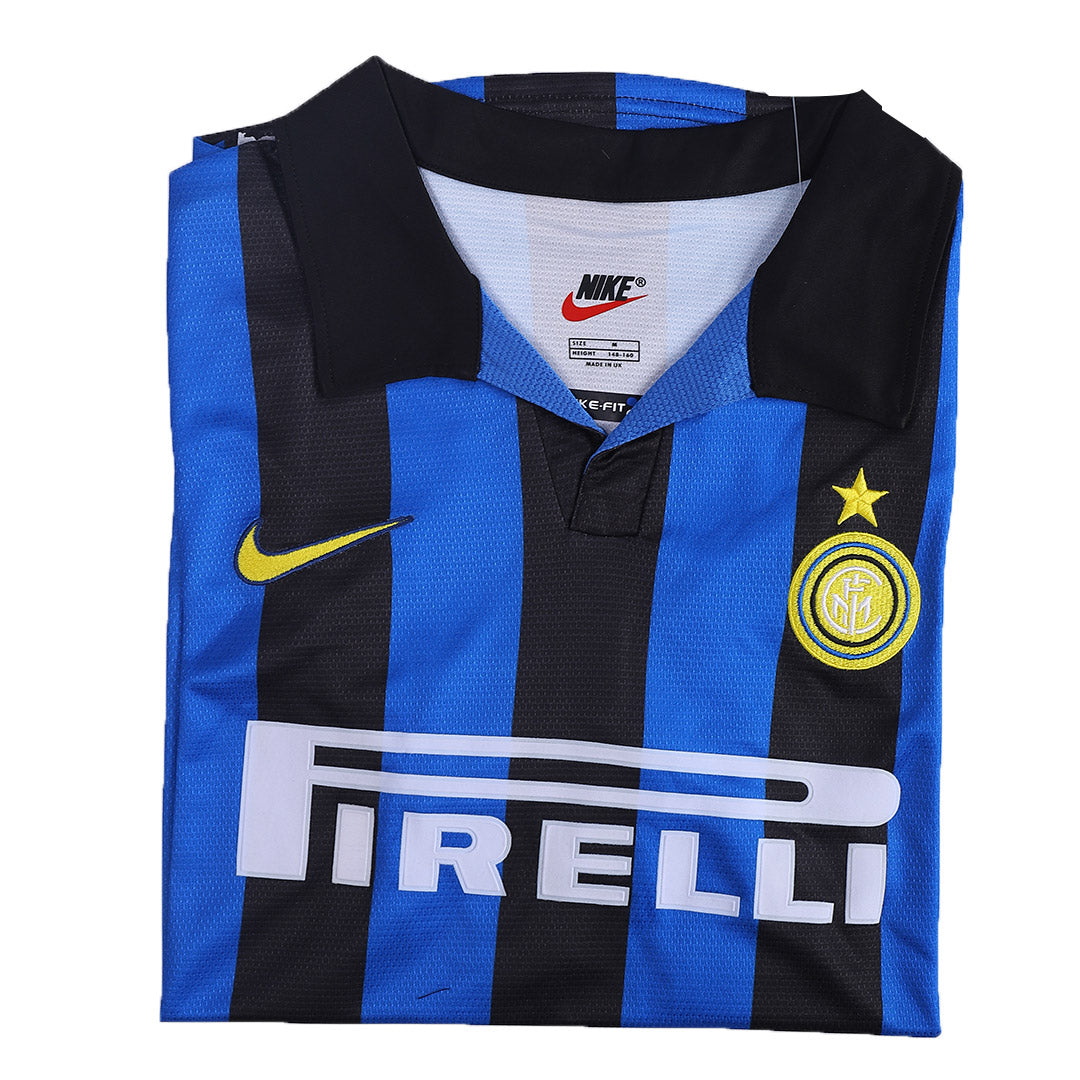 Retro 1998/99 Inter Milan Home Soccer Jersey - Image 6