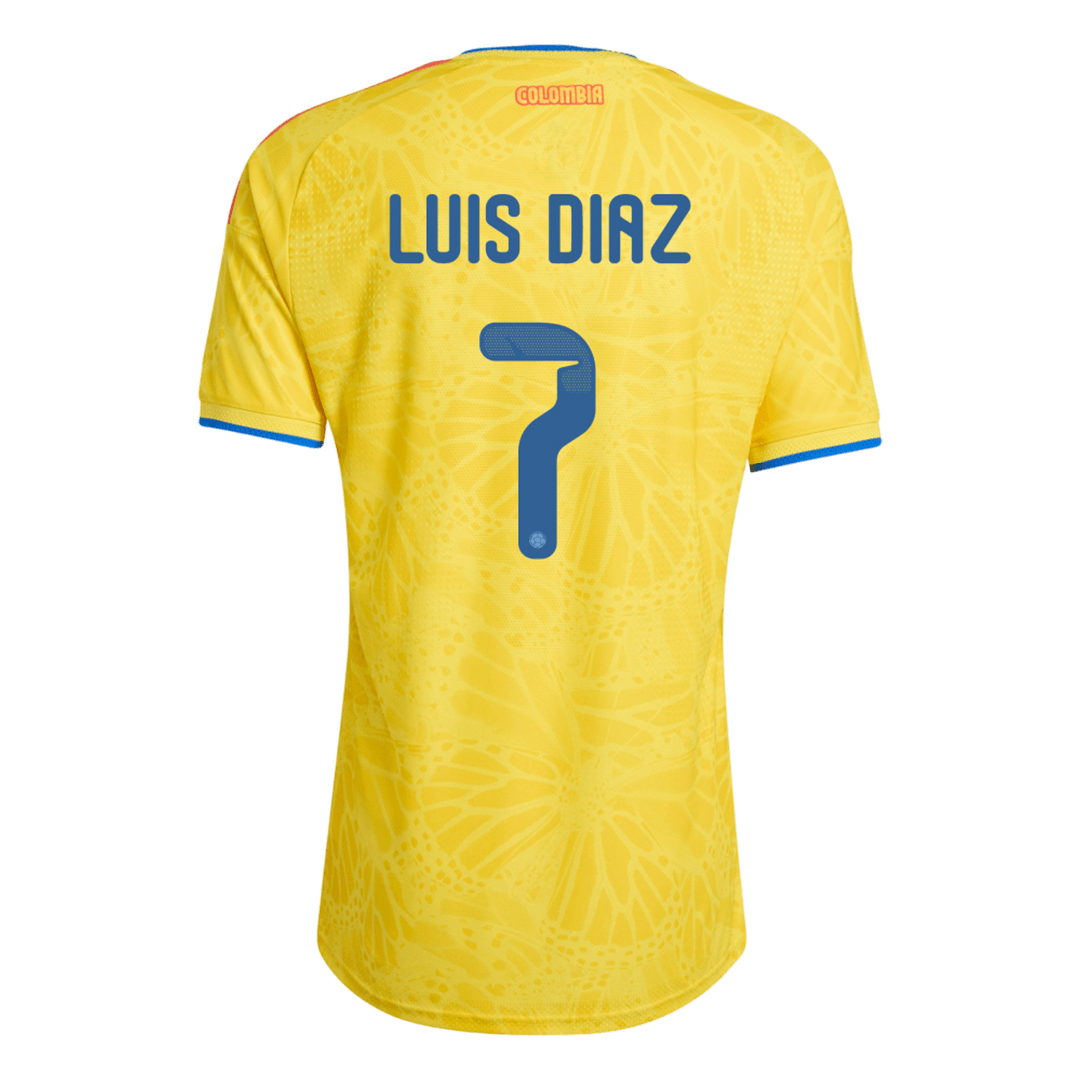 LUIS DíAZ #7 Colombia Home Player Version Jersey World Cup 2026 - Image 2