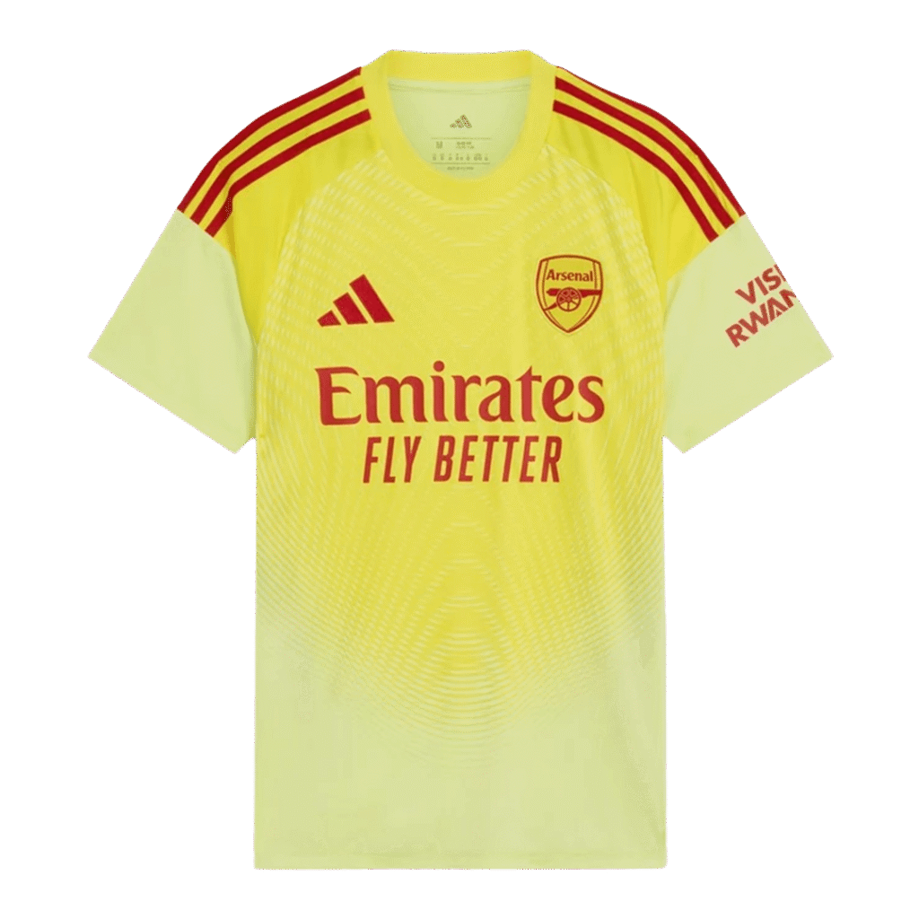 Arsenal Goalkeeper Soccer Jersey 2025/26 Yellow