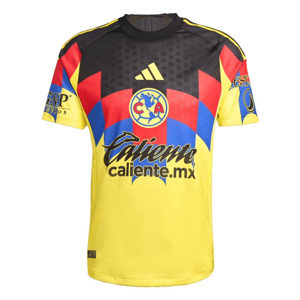 Authentic Club America Home Soccer Jersey 2025/26 Yellow