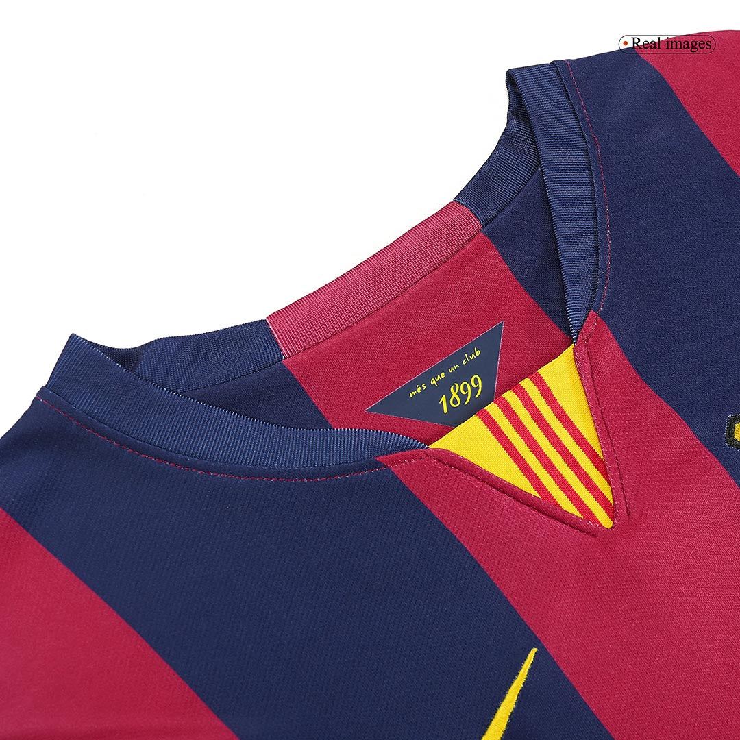 Retro Soccer Jersey Barcelona Home 2014/15 - Image 8