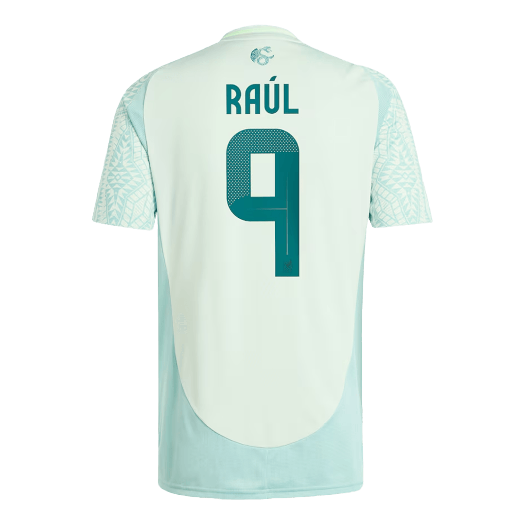RAUL #9 Mexico Soccer Jersey Away Custom Shirt 2024 - Image 2