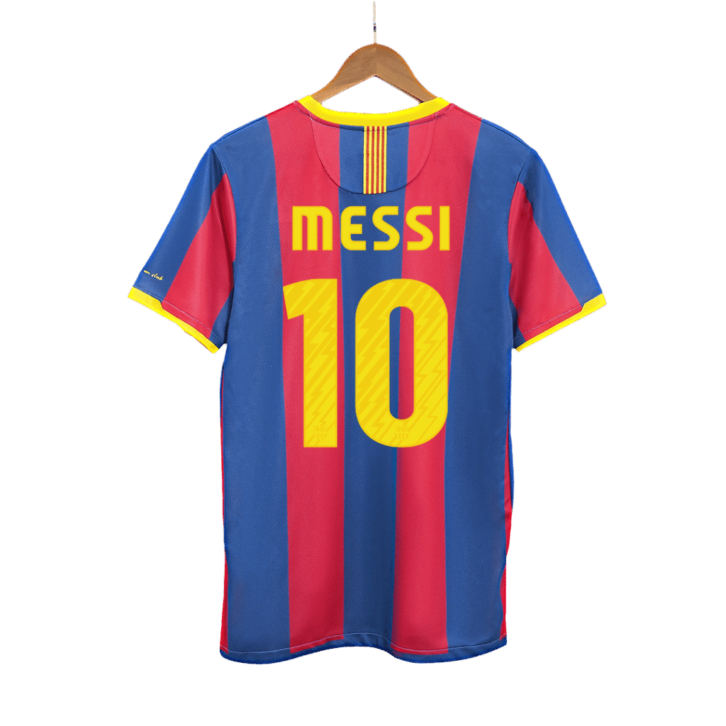 Retro Jersey MESSI #10 Barcelona Retro Jersey Home Soccer Shirt 2010/11