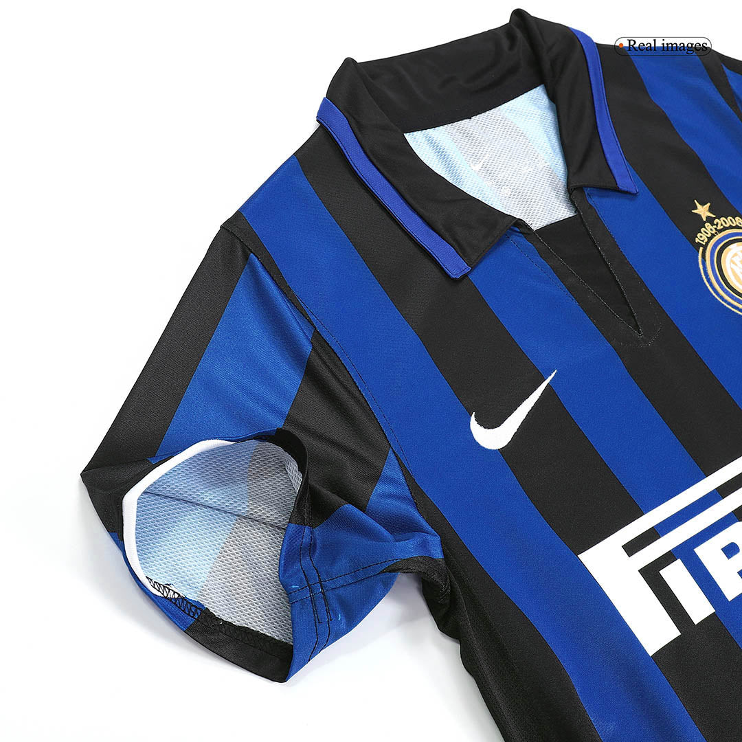 Retro 2007/08 Inter Milan Home Soccer Jersey - Image 2