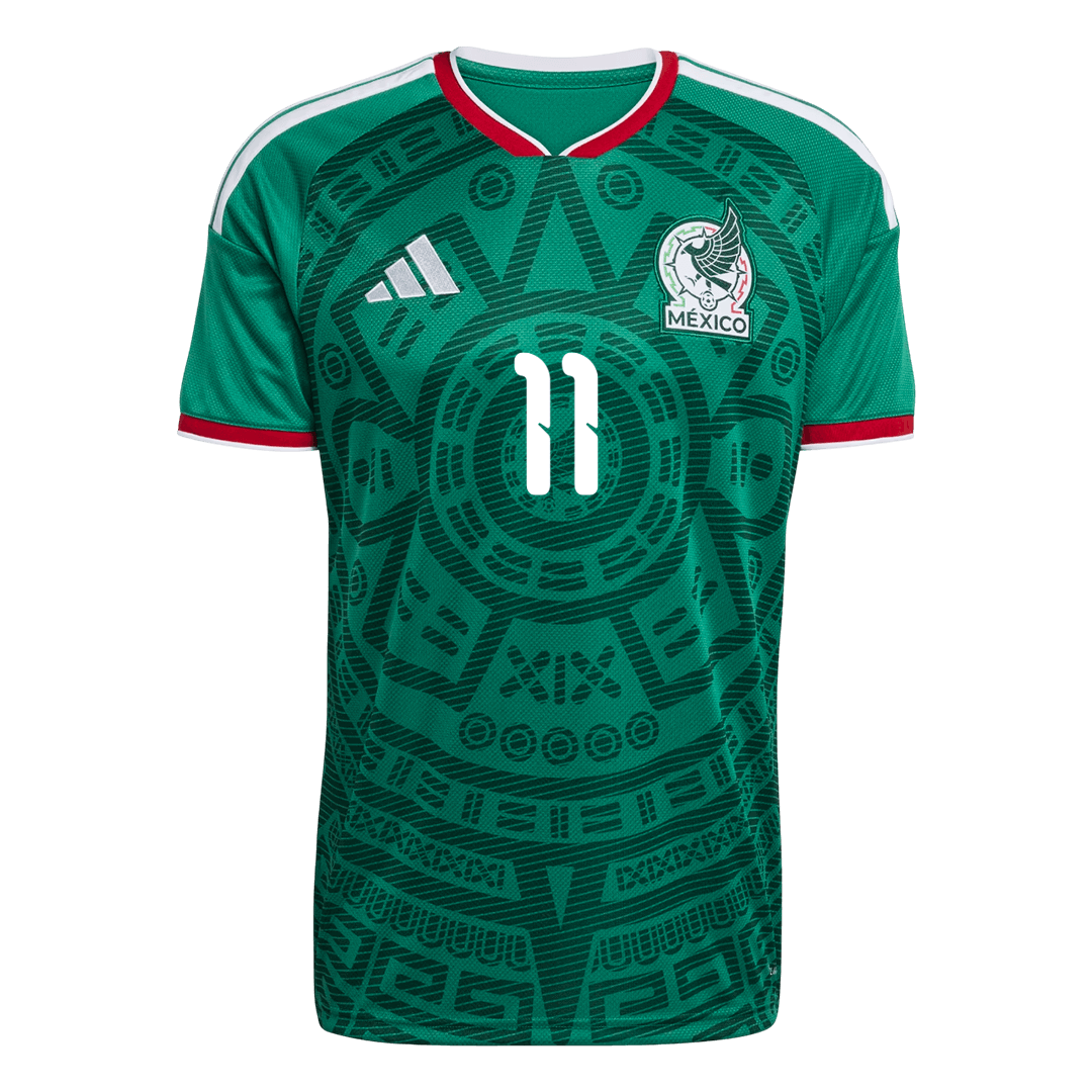 S.GIMENEZ #11 Mexico Home Soccer Jersey World Cup 2026 - Image 9