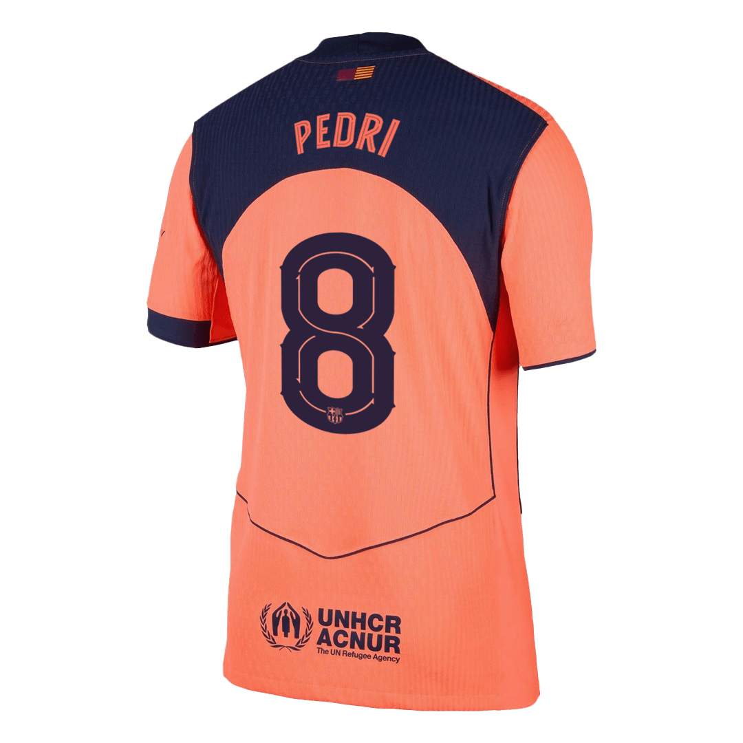 PEDRI #8 Barcelona Third Away Authentic Soccer Jersey 2025/26 - UCL - Image 2