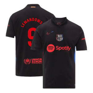 Barcelona LEWANDOWSKI #9 Soccer Jersey Away Custom Shirt 2024/25
