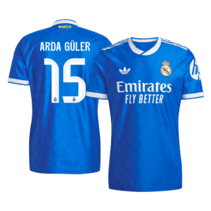 ARDA GÜLER #15 Real Madrid Third Away Player Version Jersey 2025/26