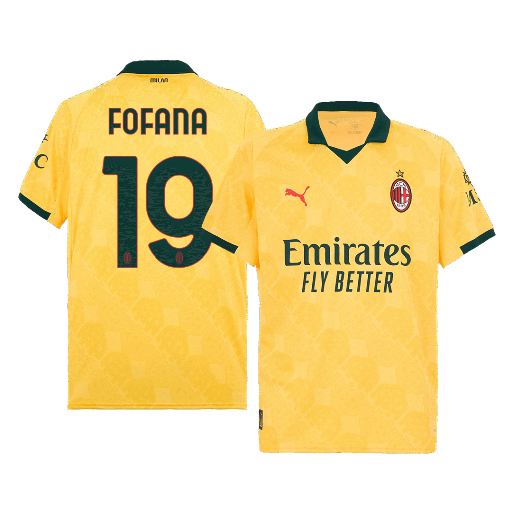 FOFANA #19 AC Milan Third Away Soccer Jersey 2025/26