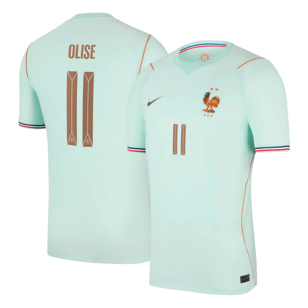 OLISE #11 France Away Soccer Jersey World Cup 2026