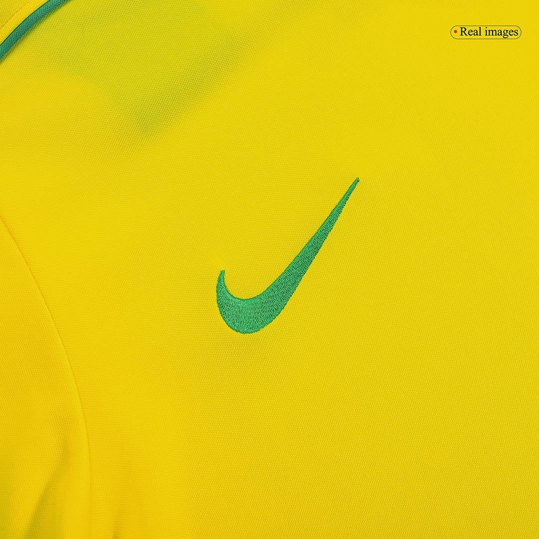 CAFU #2 Retro 1998 Brazil Home Soccer Jersey - World Cup - Image 6