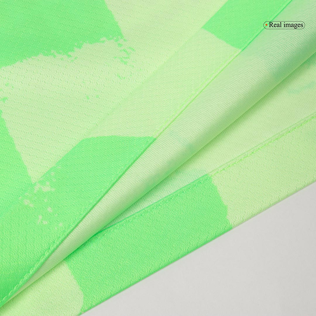 Barcelona Third Away Soccer Jersey Green - UCL (Spotify Logo Without Text) - Image 9