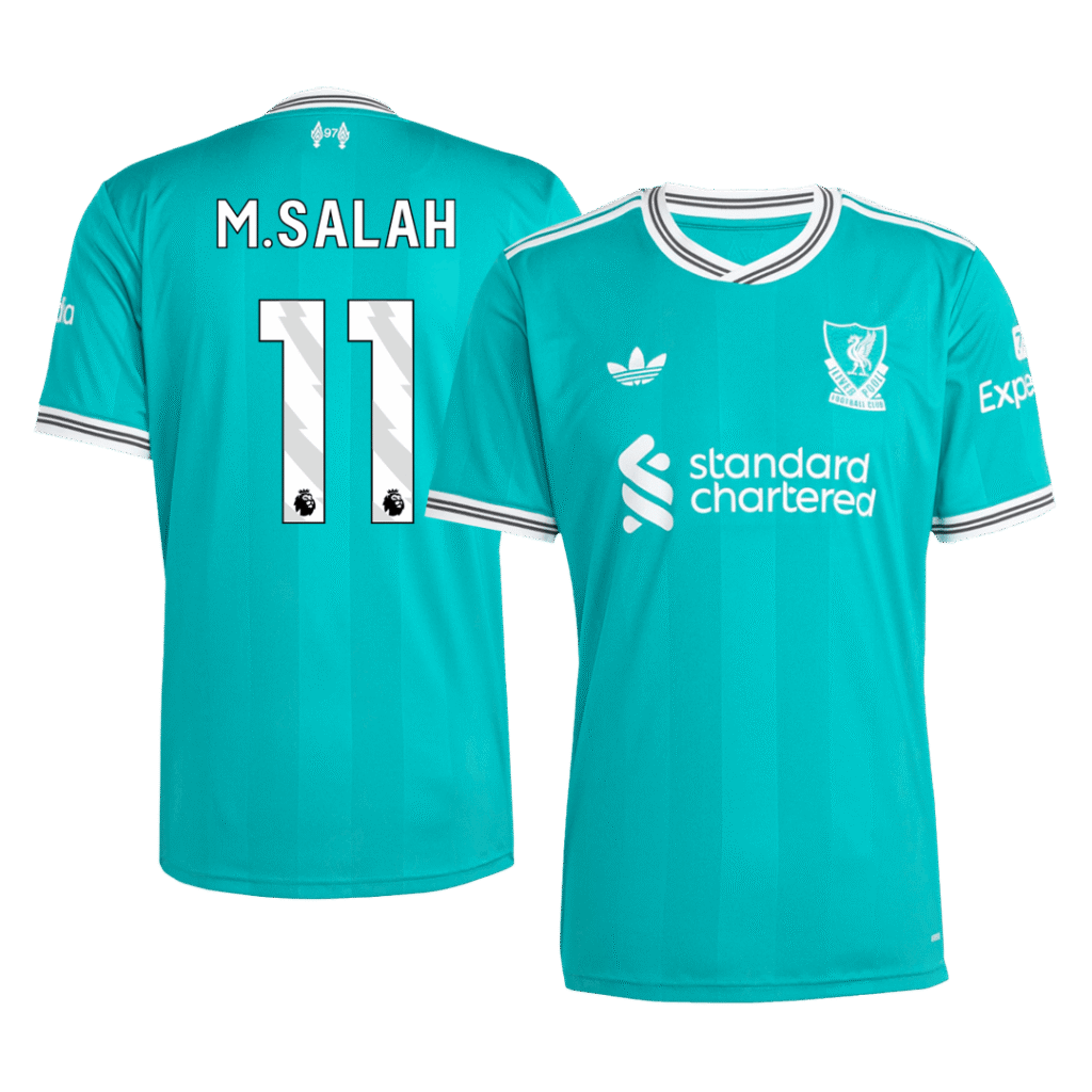 M.SALAH #11 Liverpool Third Away Soccer Jersey 2025/26