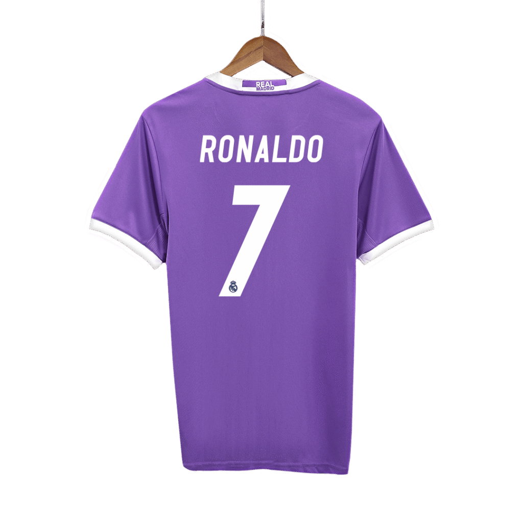 RONALDO #7 Real Madrid Retro Jersey Away Soccer Shirt 2016/17